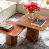 Edina Coffee Table, Rusty Marble