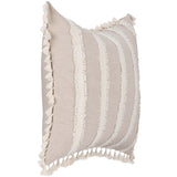 Edisto Pillow, Natural/Ivory