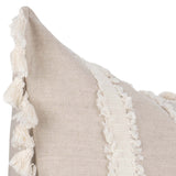 Edisto Pillow, Natural/Ivory