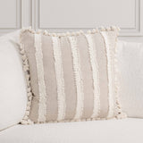 Edisto Pillow, Natural/Ivory