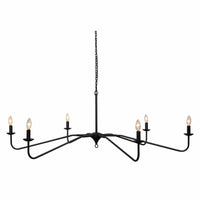 Edlyn Chandelier, Antiqued Iron