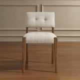 Edmund Dining Chair, Cream, Set of 2