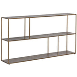 Eiffel Large Low Bookcase by Sunpan