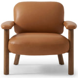 Eisley Leather Chair, Trevino Camel