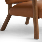 Eisley Leather Chair, Trevino Camel