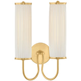 Elaine Wal Sconce, Aged Brass