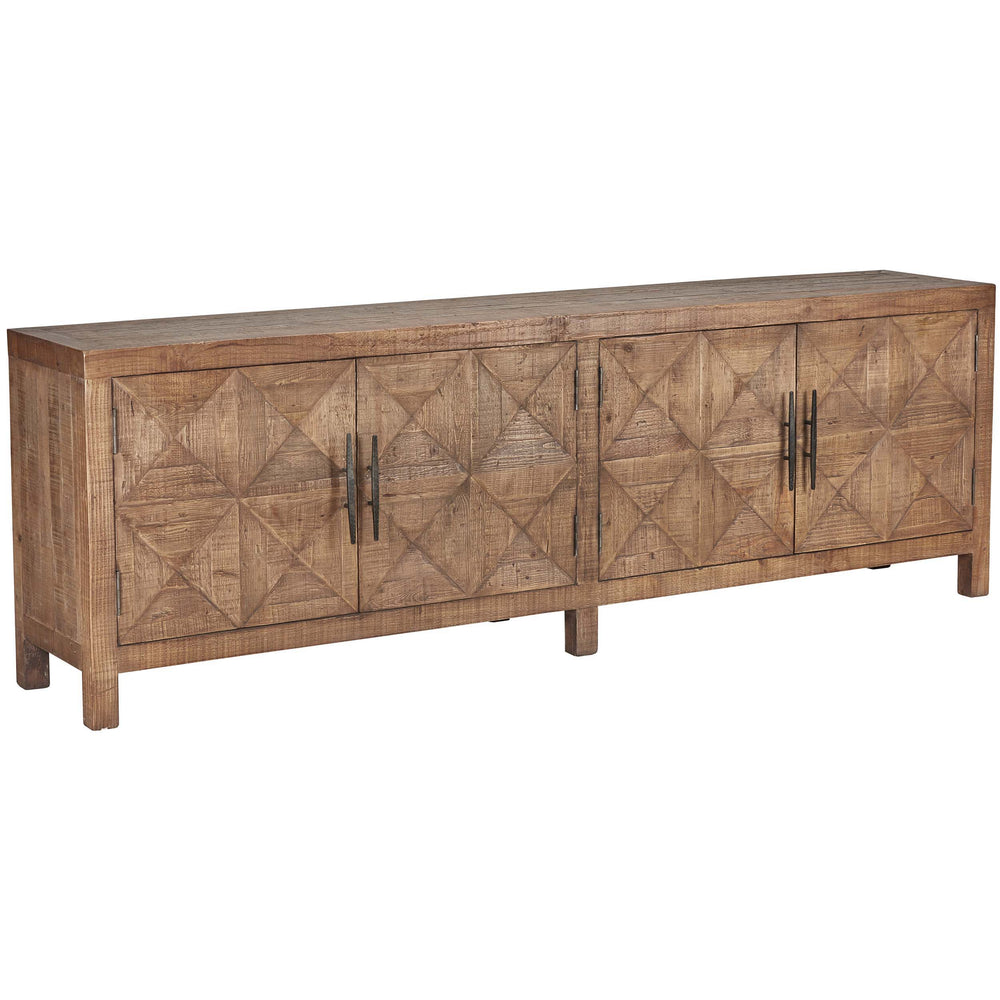 Elani 4 Door Cabinet, Brown