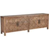 Elani 4 Door Cabinet, Brown