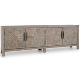 Elani 4 Door Cabinet, Timeworn Gray