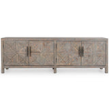 Elani 4 Door Cabinet, Timeworn Gray