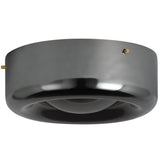 Eldred Flush Mount, Aged Brass