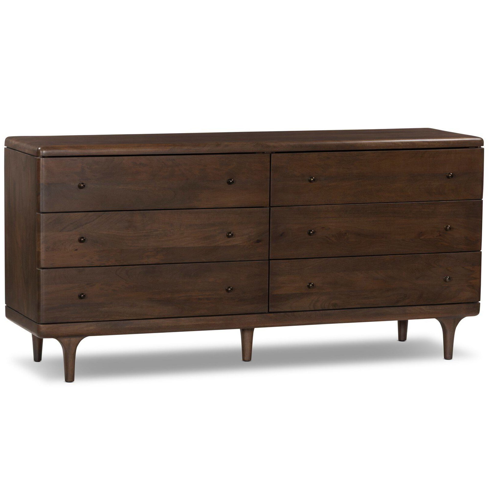 Eldrin 6 Drawer Dresser, Warm Brown by Four Hands – High Fashion Home