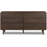 Eldrin 6 Drawer Dresser, Warm Brown by Four Hands-Furniture - Bedroom-High Fashion Home