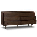 Eldrin 6 Drawer Dresser, Warm Brown by Four Hands-Furniture - Bedroom-High Fashion Home