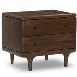 Eldrin Nightstand, Warm Brown by Four Hands-Furniture - Bedroom-High Fashion Home