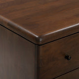 Eldrin Nightstand, Warm Brown by Four Hands-Furniture - Bedroom-High Fashion Home
