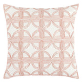 Elea Pillow, Ivory/Blush