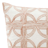 Elea Pillow, Ivory/Blush