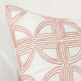 Elea Pillow, Ivory/Blush