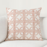 Elea Pillow, Ivory/Blush