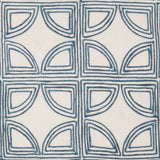 Elea Pillow, Ivory/Navy-Accessories-High Fashion Home