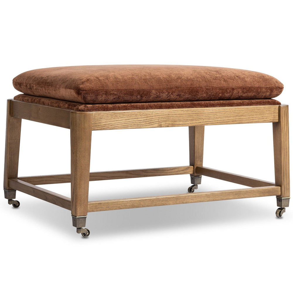 Eleanor Accent Stool, Altair Sienna by Amber Lewis x Four Hands