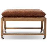 Eleanor Accent Stool, Altair Sienna by Amber Lewis x Four Hands