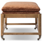 Eleanor Accent Stool, Altair Sienna by Amber Lewis x Four Hands