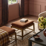 Eleanor Accent Stool, Altair Sienna by Amber Lewis x Four Hands