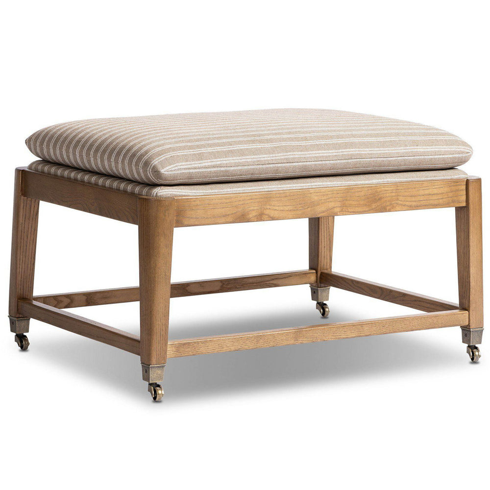 Eleanor Accent Stool, Rodin Sand by Amber Lewis x Four Hands-Furniture - Benches-High Fashion Home