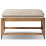 Eleanor Accent Stool, Rodin Sand by Amber Lewis x Four Hands-Furniture - Benches-High Fashion Home