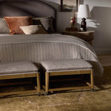 Eleanor Accent Stool, Rodin Sand by Amber Lewis x Four Hands-Furniture - Benches-High Fashion Home