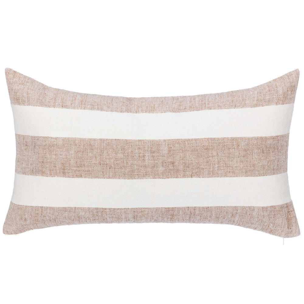 Eleanor Lumbar Pillow, Natural/Ivory-Accessories-High Fashion Home