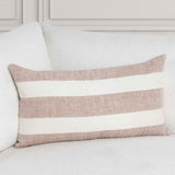 Eleanor Lumbar Pillow, Natural/Ivory-Accessories-High Fashion Home