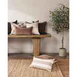 Eleanor Lumbar Pillow, Natural/Ivory-Accessories-High Fashion Home