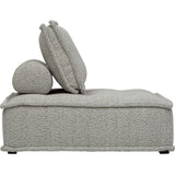 Element II Club Chair, Silver Boucle-Furniture - Chairs-High Fashion Home