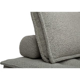 Element II Club Chair, Silver Boucle-Furniture - Chairs-High Fashion Home