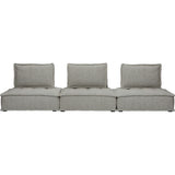Element II Club Chair, Silver Boucle-Furniture - Chairs-High Fashion Home