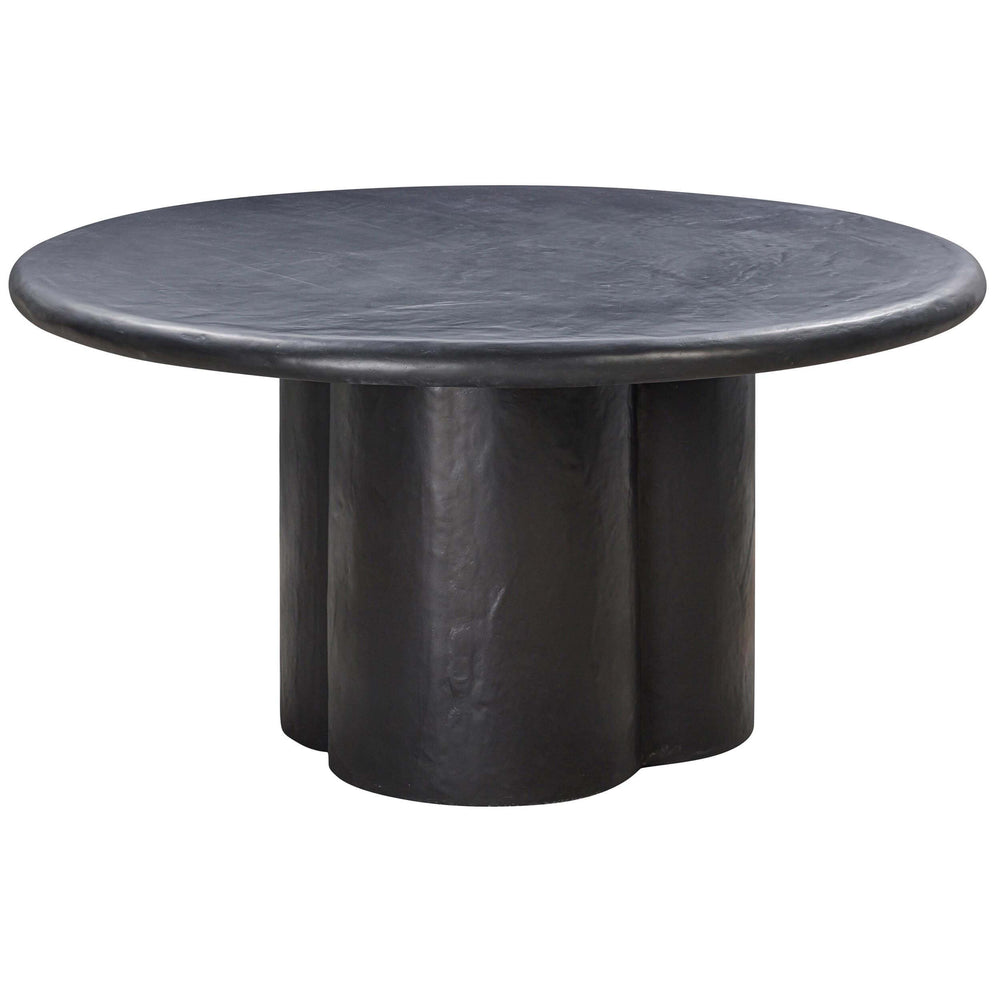 Elika Round Dining Table, Black
