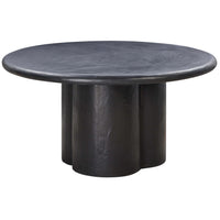 Elika Round Dining Table, Black