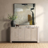 Elina 4 Door Cabinet, Vanilla Grove-Furniture - Storage-High Fashion Home