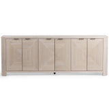 Elina 6 Door Cabinet, Vanilla Grove-Furniture - Storage-High Fashion Home