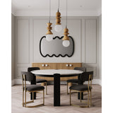 Elio Dining Table, Charcoal
