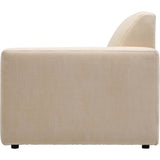 Elio Sectional w/Ottoman, Athens Cream