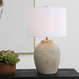 Elizama Table Lamp, Off-White-Lighting-High Fashion Home