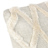 Ellett Lumbar Pillow, Natural/Ivory-Accessories-High Fashion Home