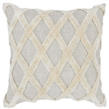Ellett Pillow, Natural/Ivory-Accessories-High Fashion Home