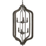 Ellie Chandelier, Gray-Lighting-High Fashion Home