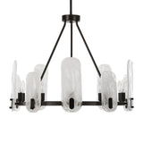 Ellipse, 10 Lt Chandelier, Dark Bronze