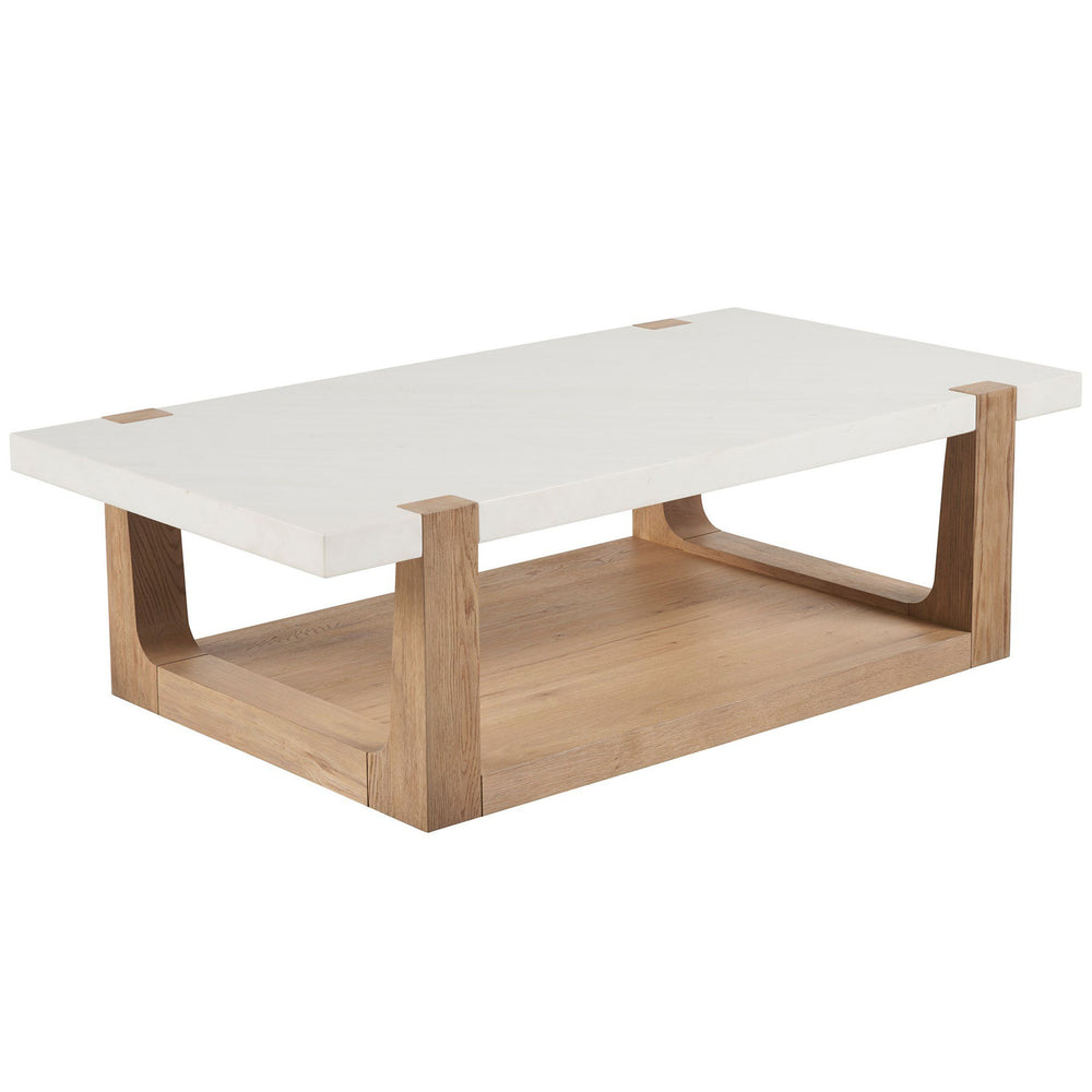 Ellis Cocktail Table, White-Furniture - Accent Tables-High Fashion Home